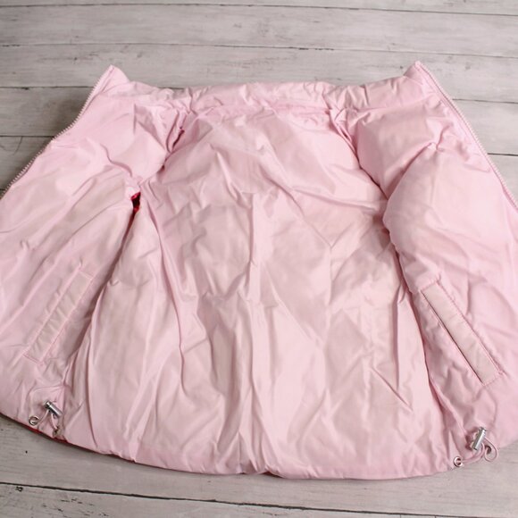 Birch & Stone Girl's Sleeveless Puffer Jacket Vest Size 12 Pink Reversible - Picture 4 of 6